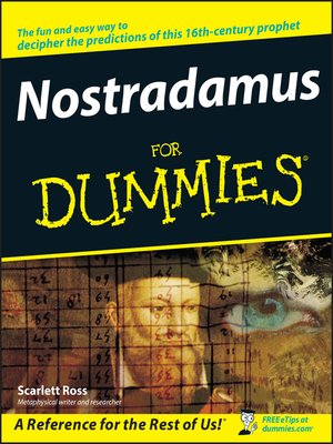 cover image of Nostradamus For Dummies